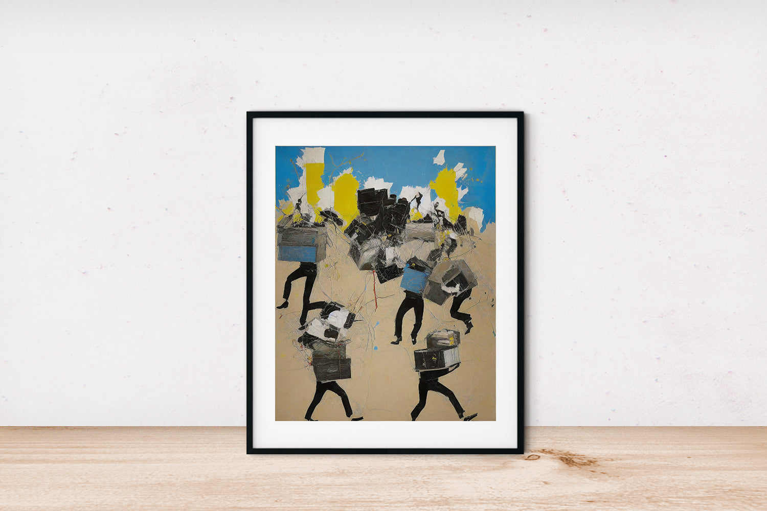 WALKING BOXES POSTER