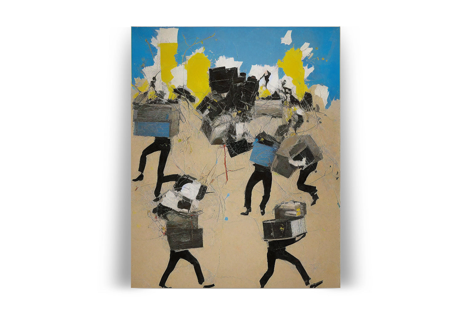 WALKING BOXES POSTER