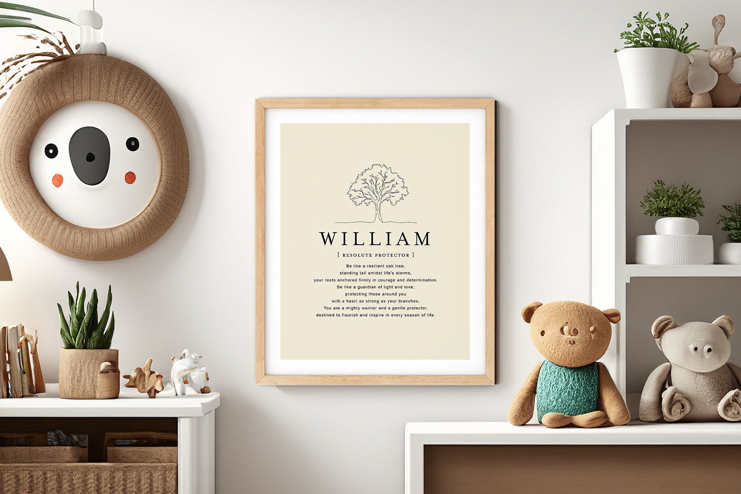 WILLIAM -  Name Art Print