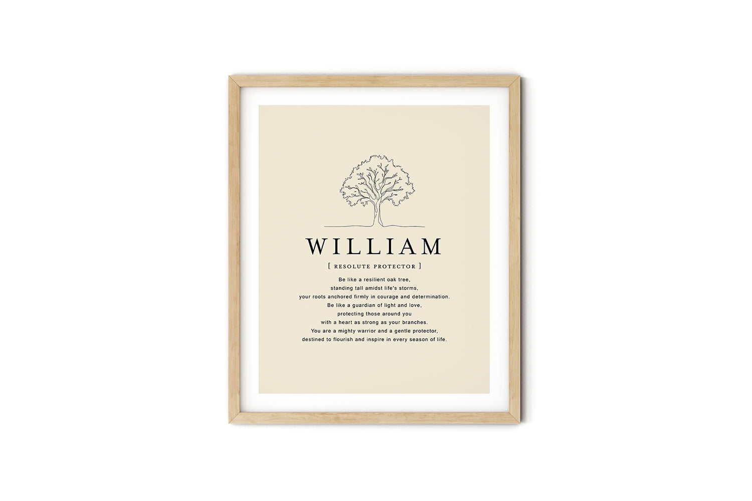 WILLIAM -  Name Art Print