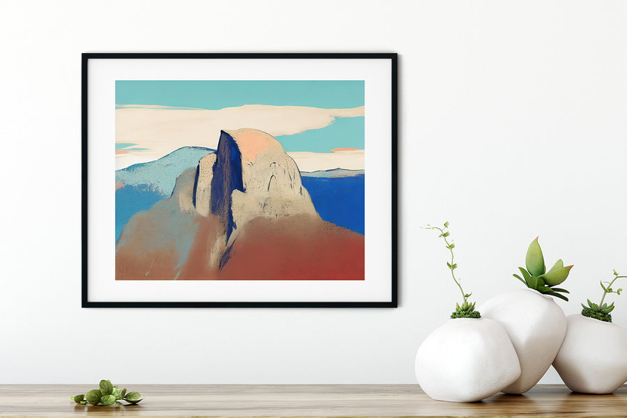 YOSEMITE HALF DOME POSTER