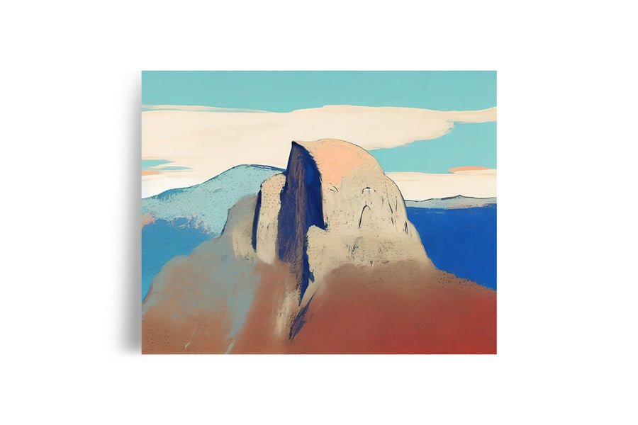 YOSEMITE HALF DOME POSTER