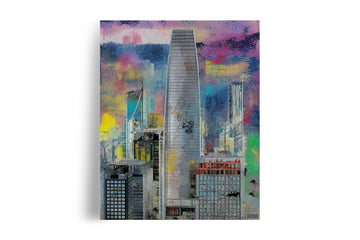 SAN FRANCISCO SALESFORCE TOWER POSTER