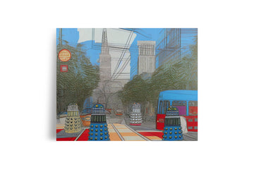 DALEK MARKET STREET SAN FRANCISCO POSTER