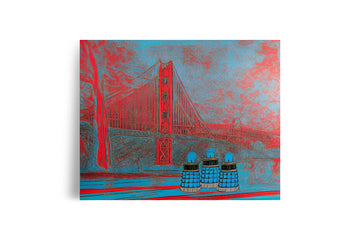 DALEK SAN FRANCISCO GOLDEN GATE BRIDGE POSTER