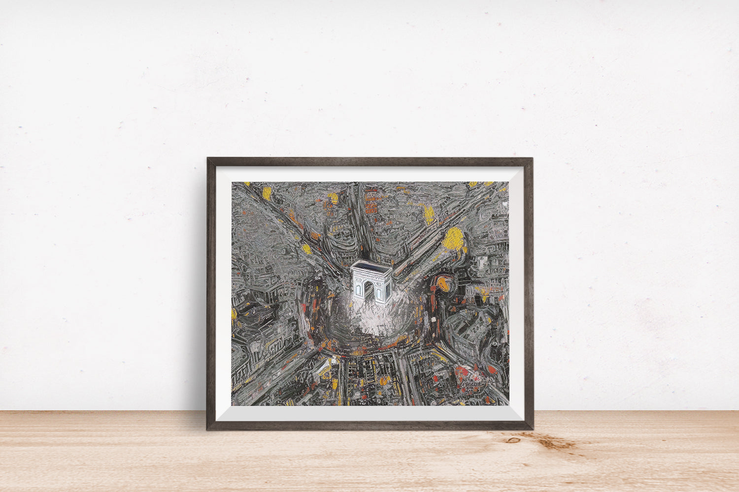 ARC DE TRIOMPHE & CHAMPS ELYSEES PARIS FRANCE POSTER