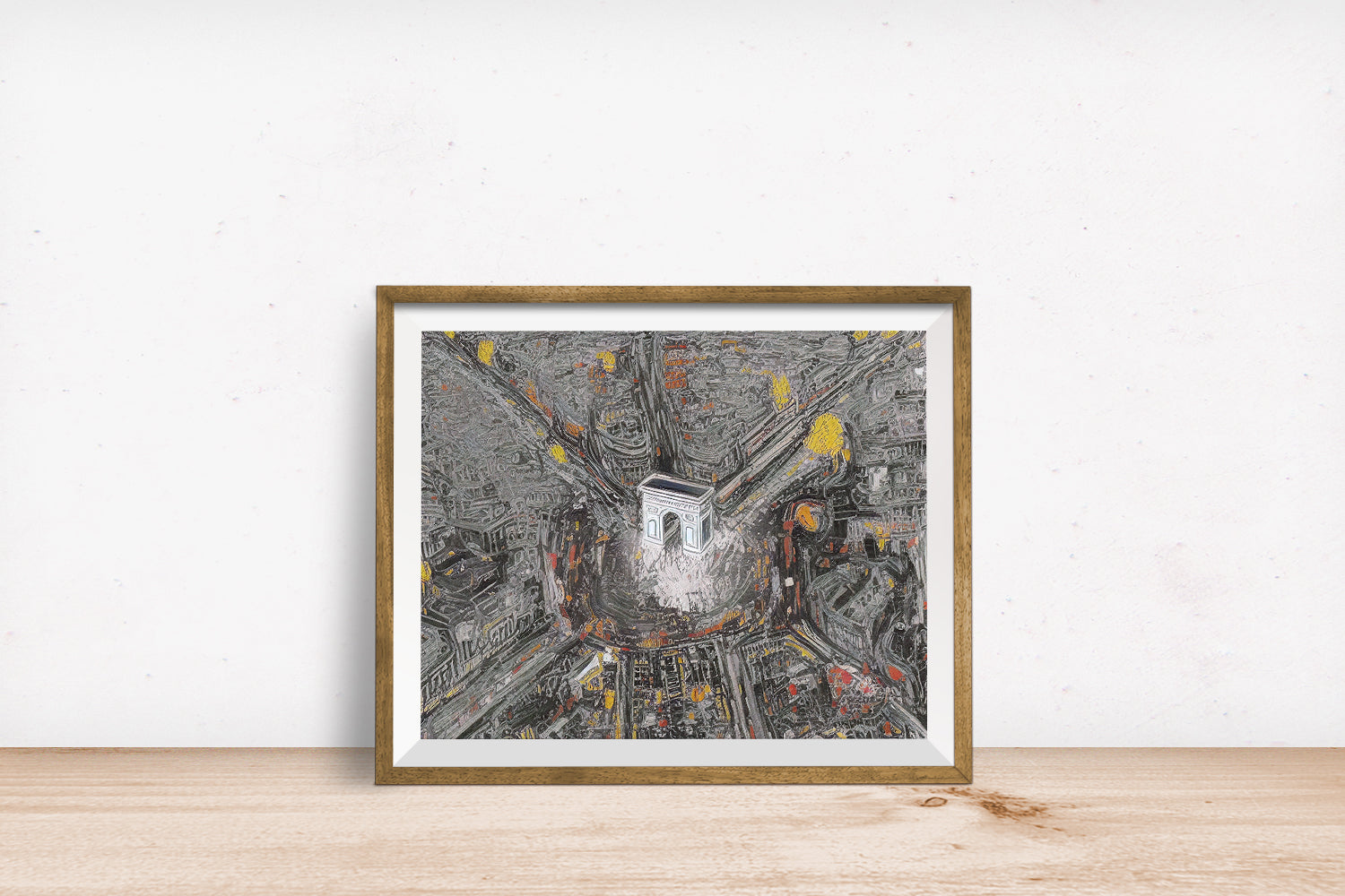 ARC DE TRIOMPHE & CHAMPS ELYSEES PARIS FRANCE POSTER