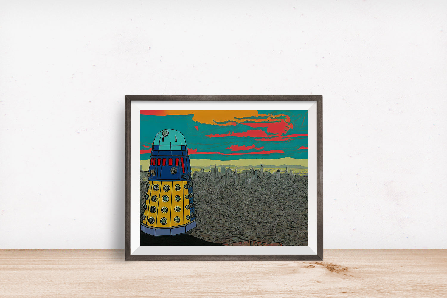 DALEK TWIN PEAKS POSTER