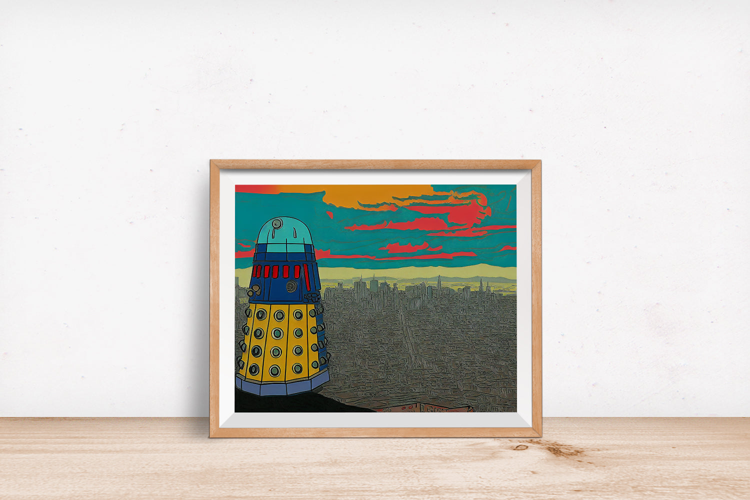 DALEK TWIN PEAKS POSTER