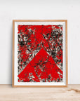 RED TRIANGLE Fire Element Feng Shui POSTER