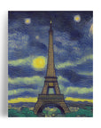 PARIS EIFFEL TOWER in the style of Vincent Van Gogh POSTER