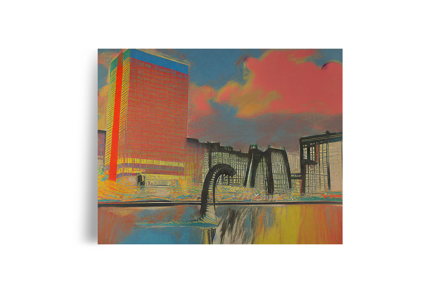 OAKLAND LAKE MERIT LOCH NESS MONSTER POSTER