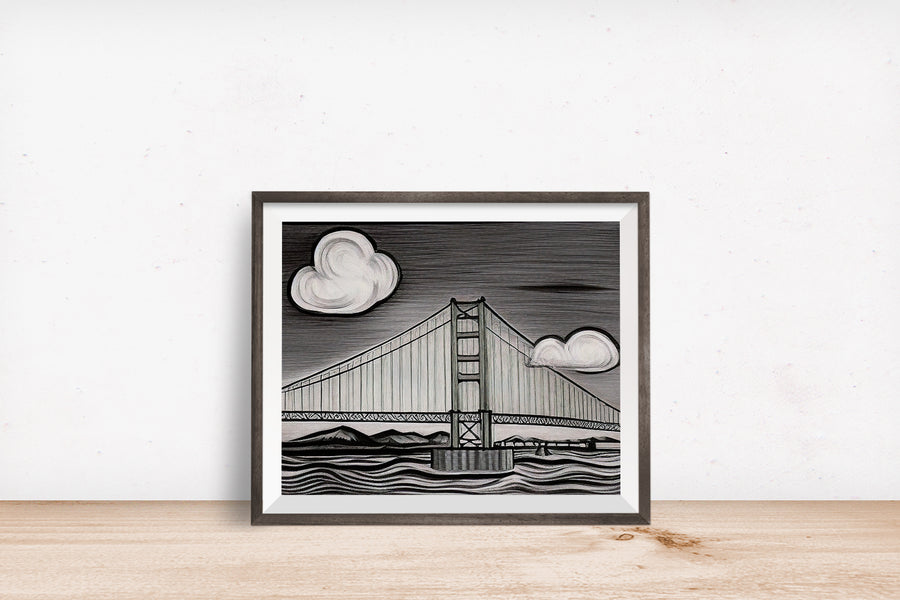 SAN FRANCISCO GOLDEN GATE BRIDGE POSTER