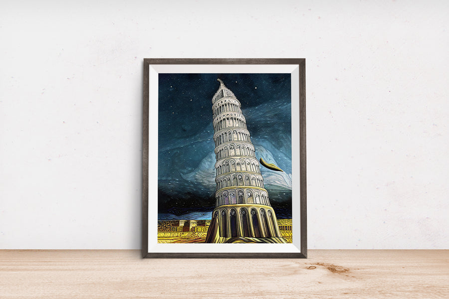 ITALY LEANING TOWER OF PISA POSTER