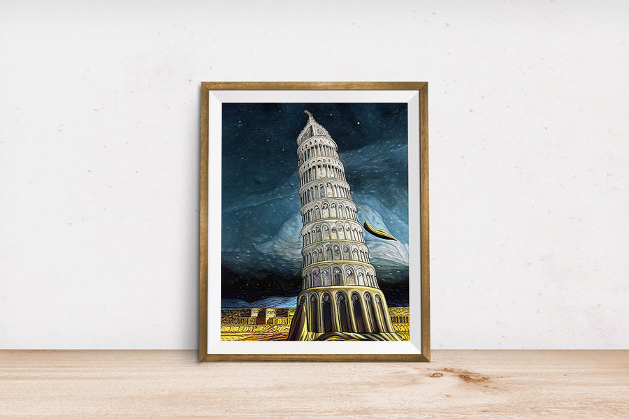 ITALY LEANING TOWER OF PISA POSTER