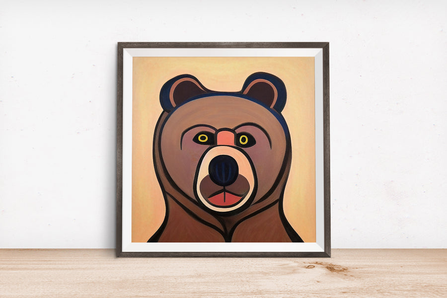 BROWN BEAR POSTER