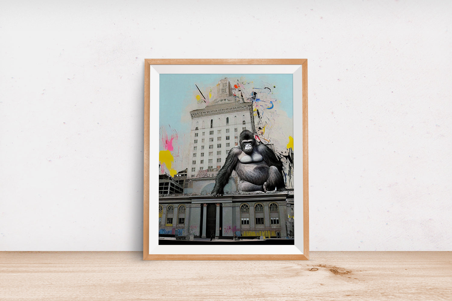 OAKLAND CITY HALL GORILLA POSTER