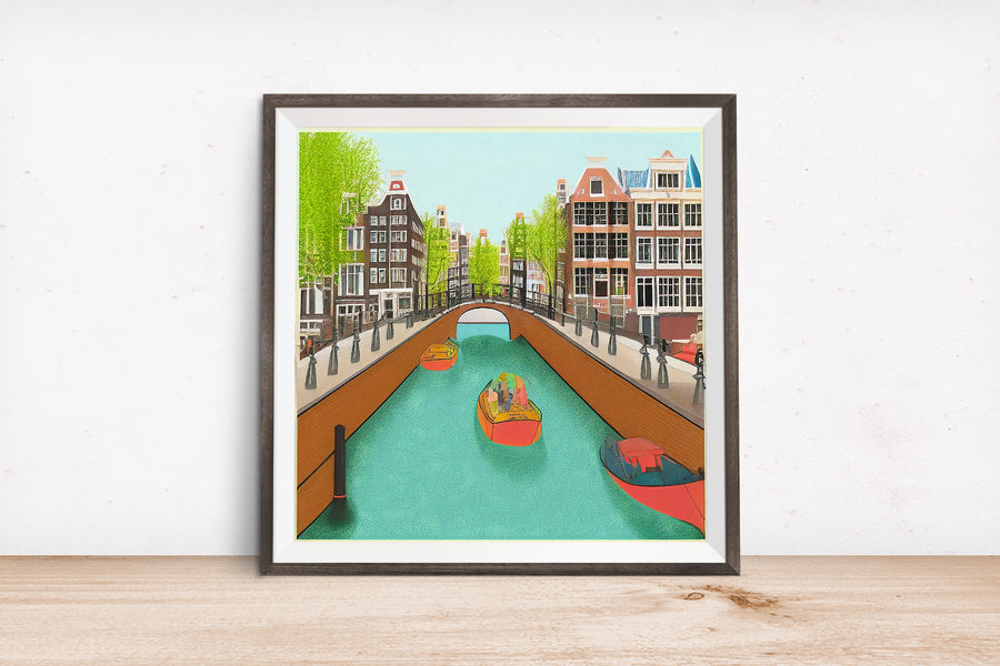 AMSTERDAM NETHERLANDS POSTER