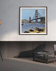 SAN FRANCISCO GOLDEN GATE BRIDGE POSTER