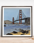 SAN FRANCISCO GOLDEN GATE BRIDGE POSTER