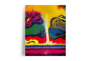 IN AWE ABSTRACT TORNADO POSTER