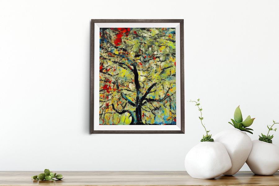 AMERICAN HOLLY TREE POSTER