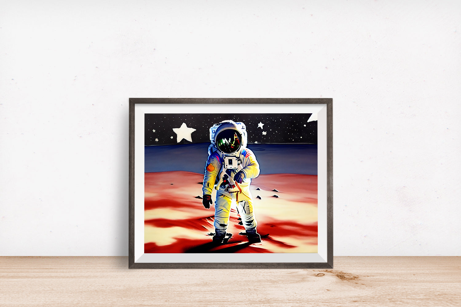 ASTRONAUT MARS POSTER