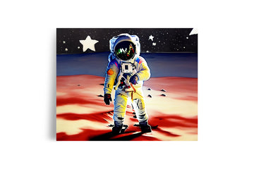 ASTRONAUT MARS POSTER