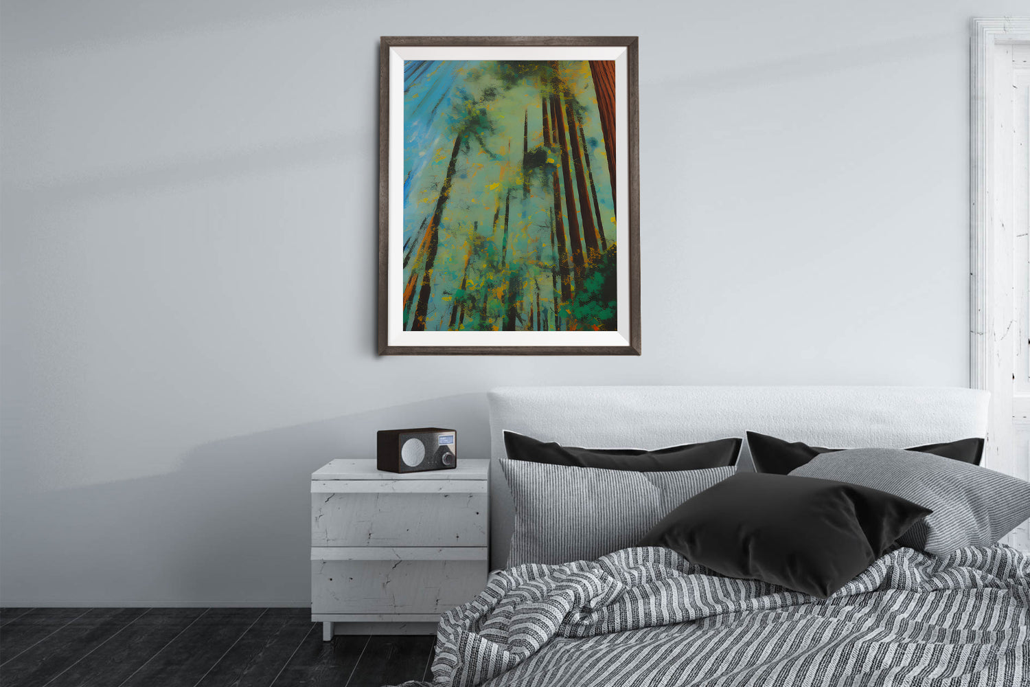 COAST RED WOOD TREE POSTER