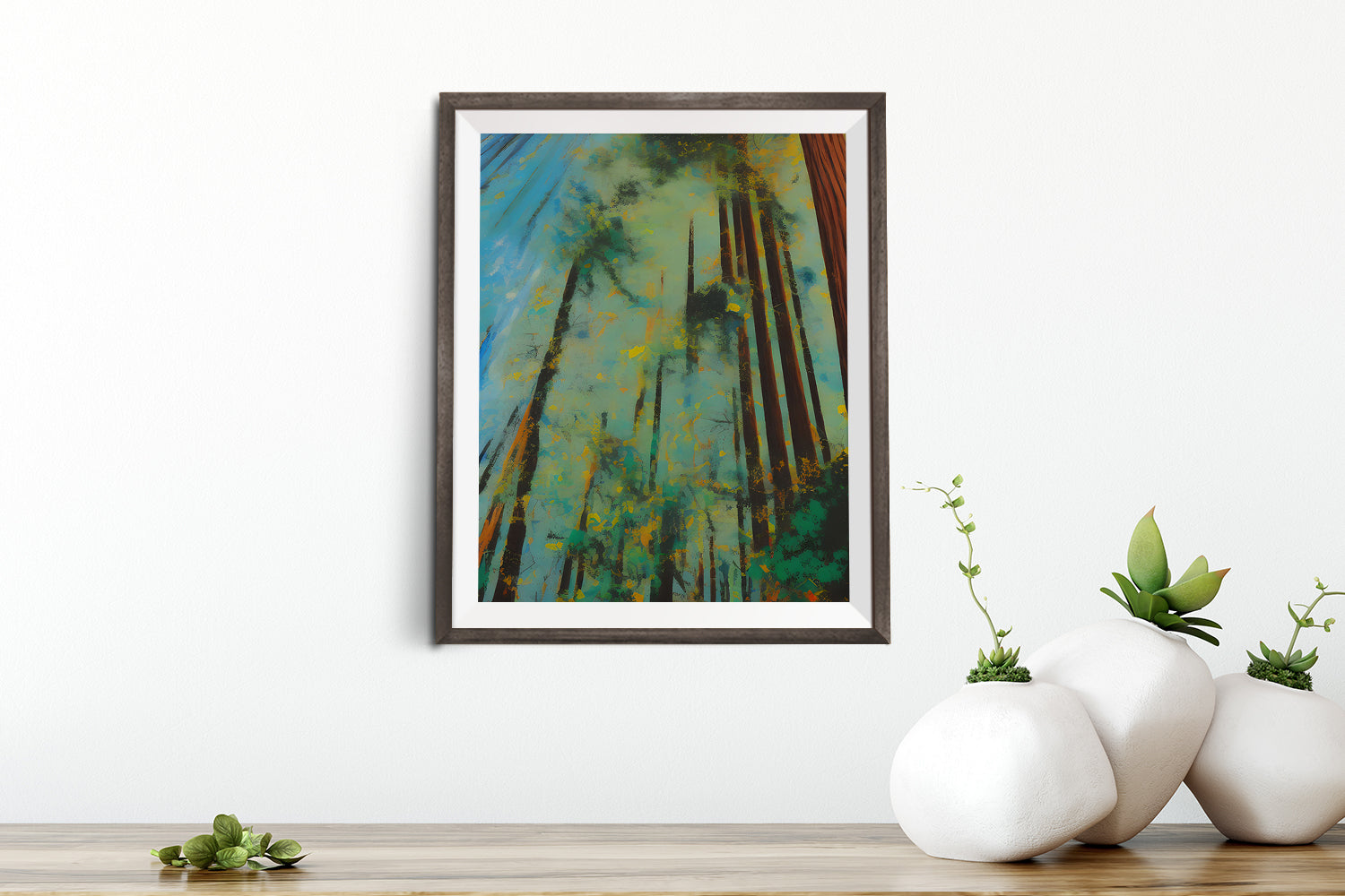 COAST RED WOOD TREE POSTER