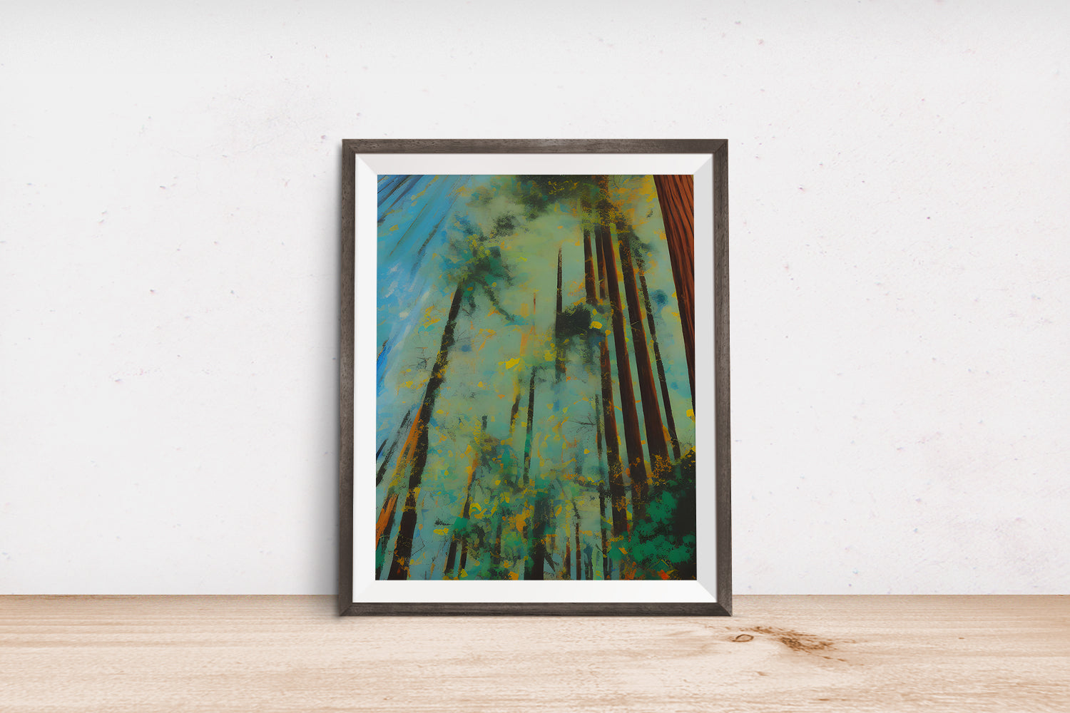 COAST RED WOOD TREE POSTER