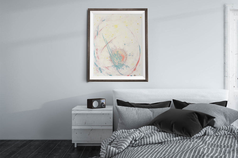 DD ABSTRACT MOON SUN POSTER