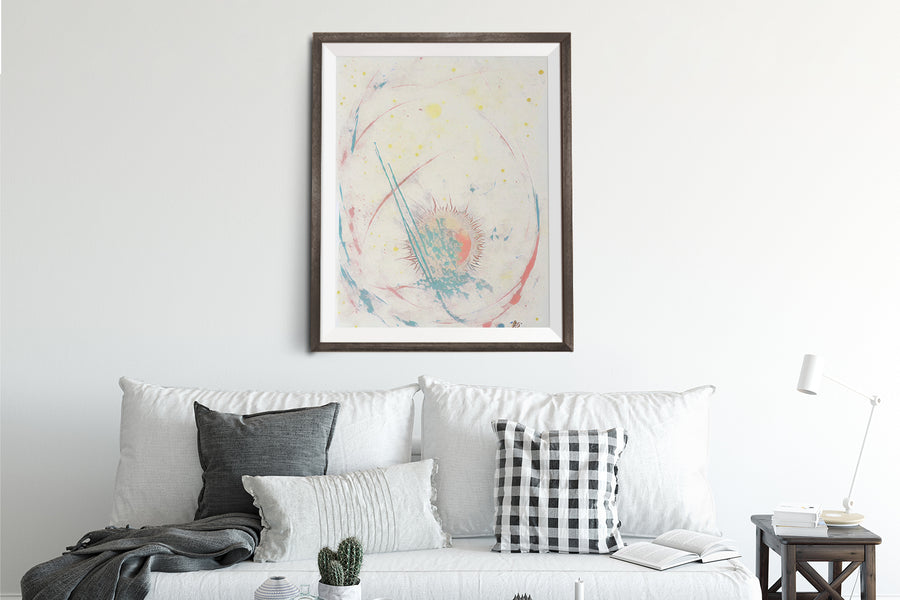 DD ABSTRACT MOON SUN POSTER