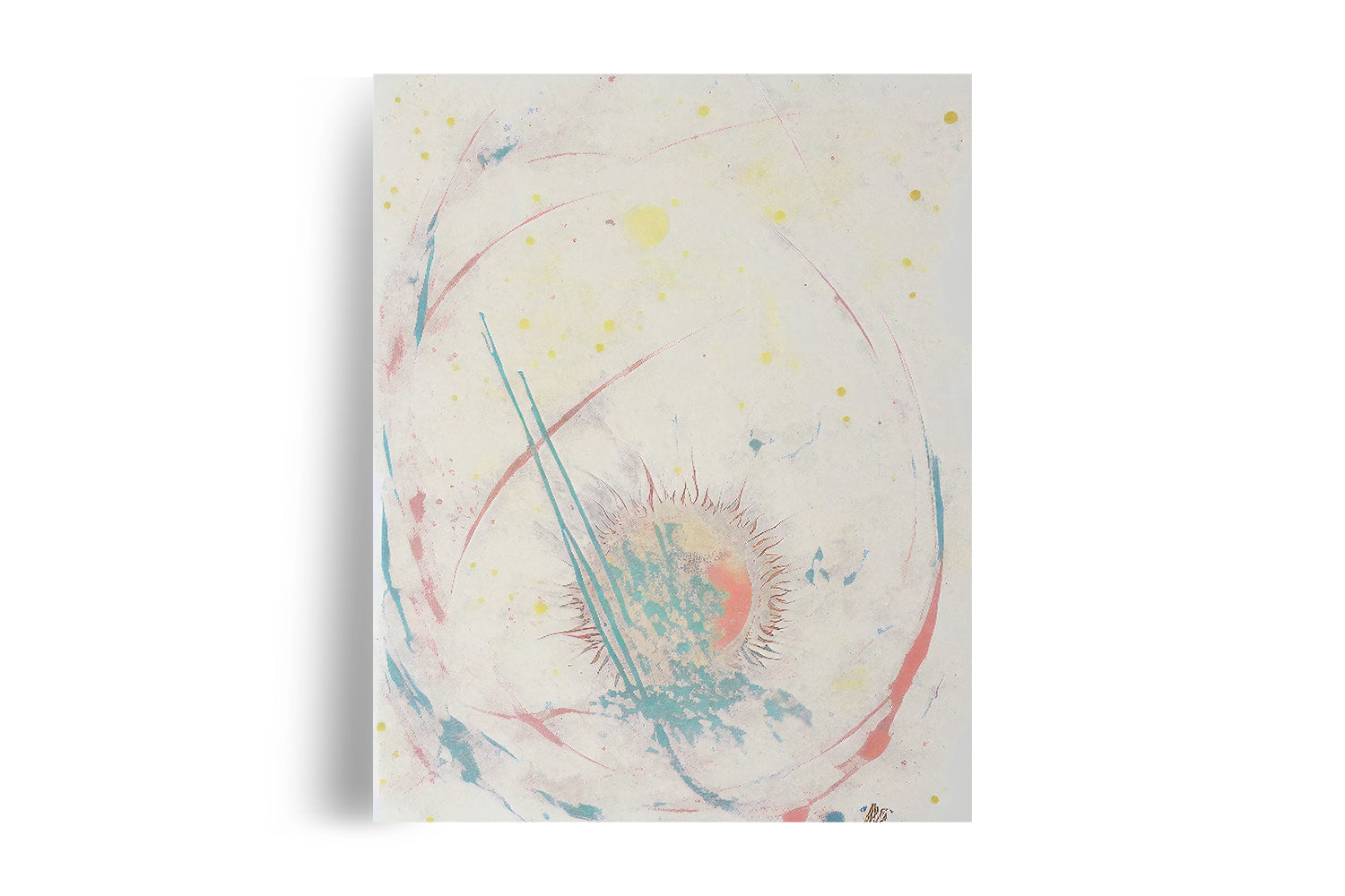 DD ABSTRACT MOON SUN POSTER