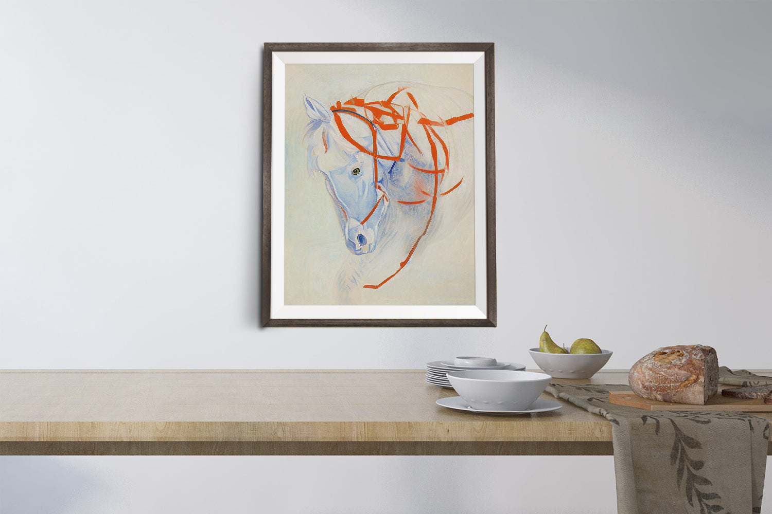 DD ABSTRACT HORSE 02 POSTER