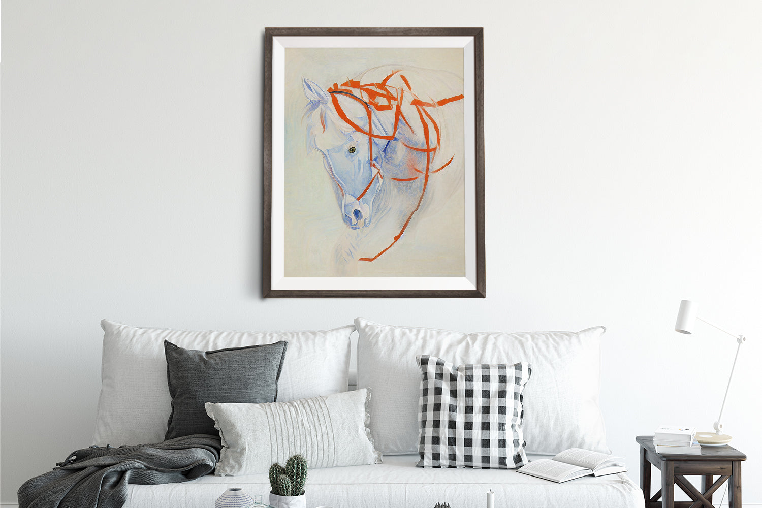 DD ABSTRACT HORSE 02 POSTER