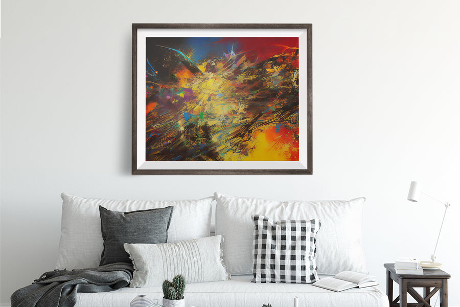 COSMIC RAINBOW SPLASHES OF LOVE POSTER