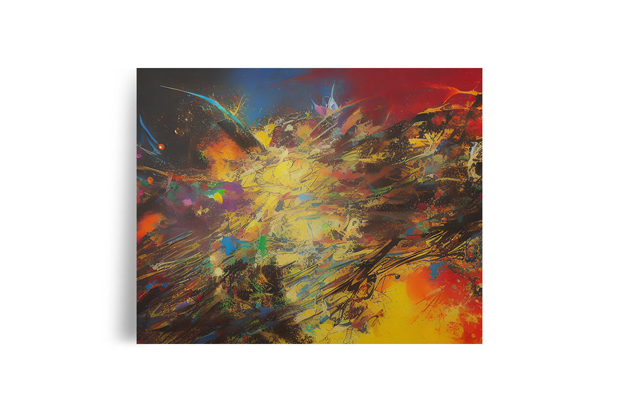 COSMIC RAINBOW SPLASHES OF LOVE POSTER