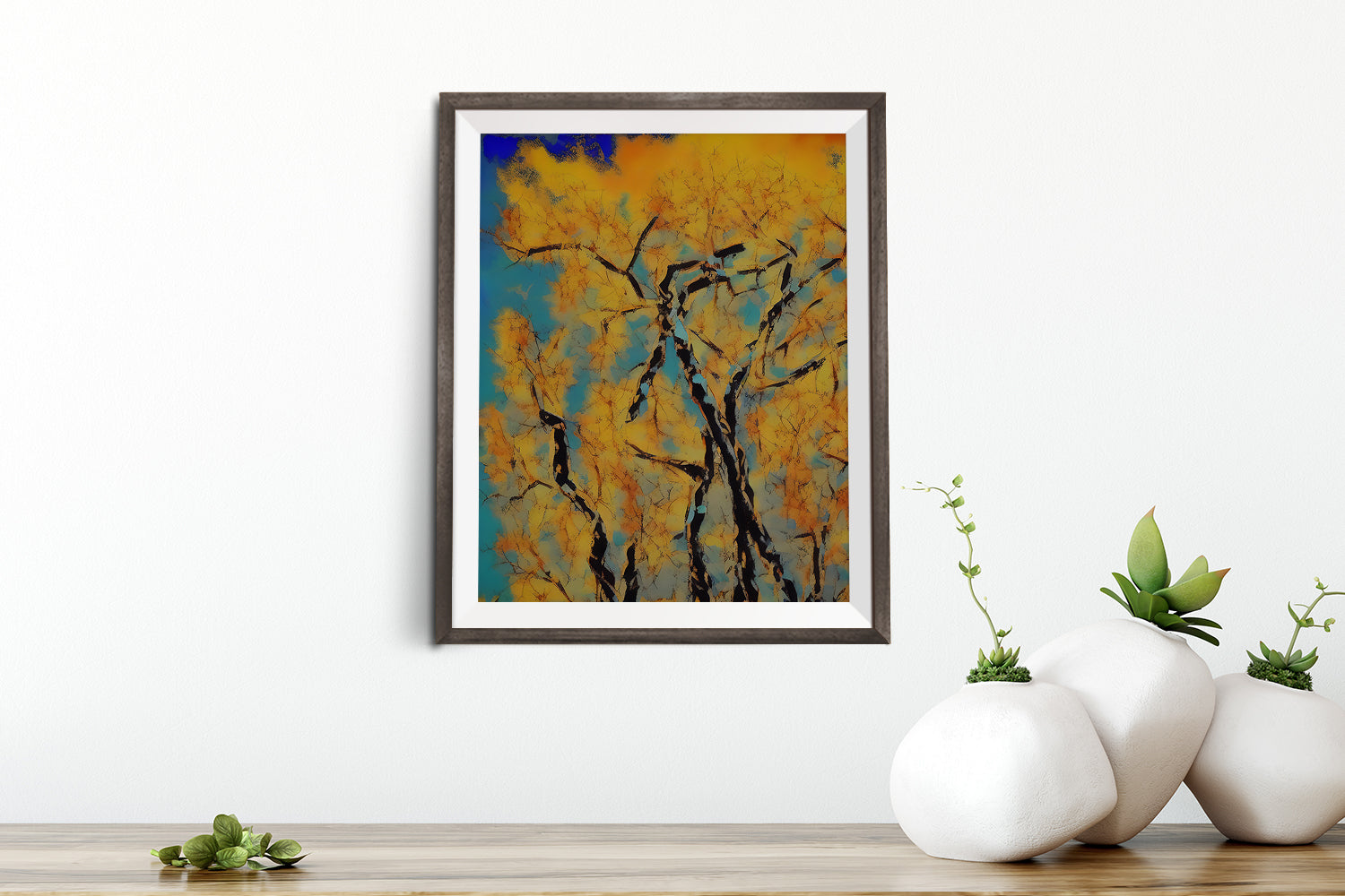 EASTERN COTTON WOOD TREE POSTER