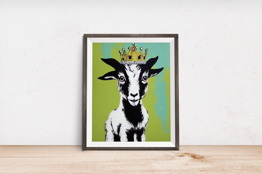 CROWN BABY GOAT POSTER