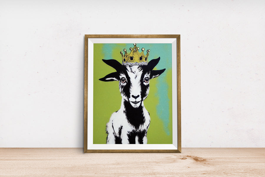 CROWN BABY GOAT POSTER