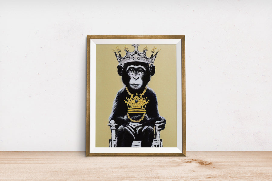 CROWN MONKEY POSTER