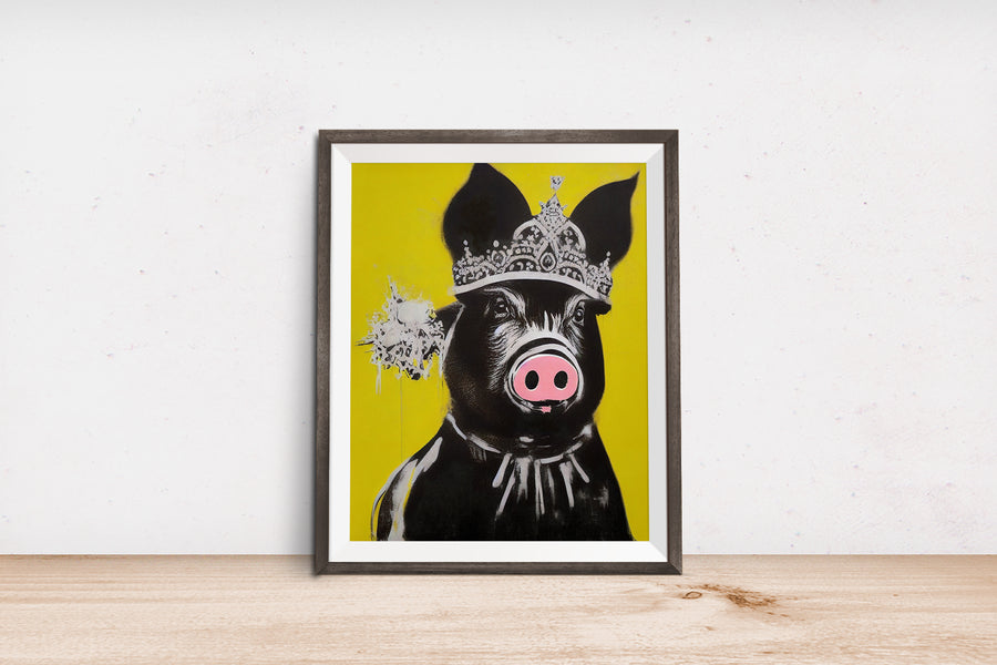 CROWN PIG POSTER