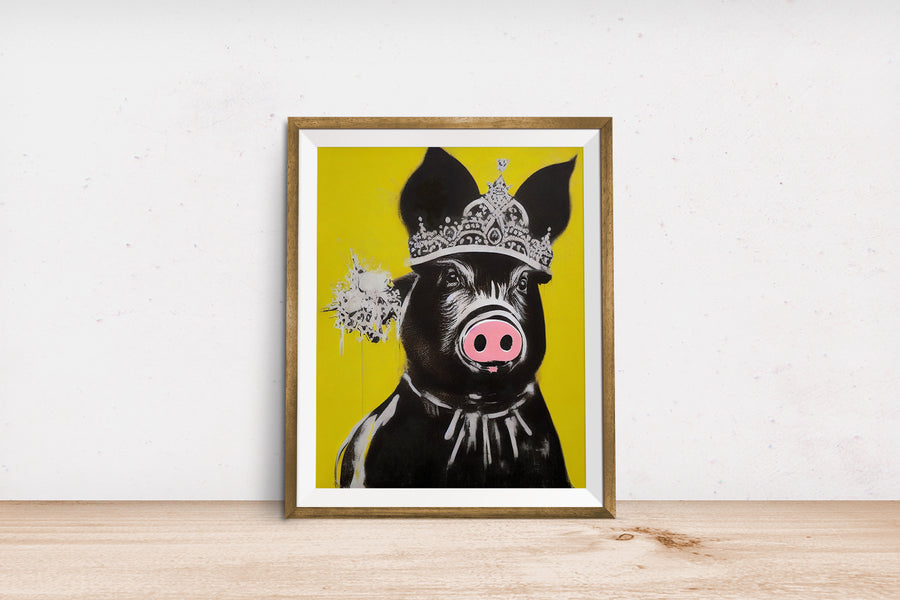 CROWN PIG POSTER