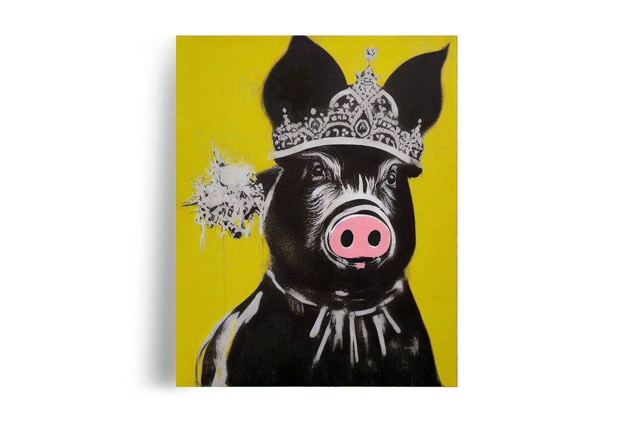 CROWN PIG POSTER