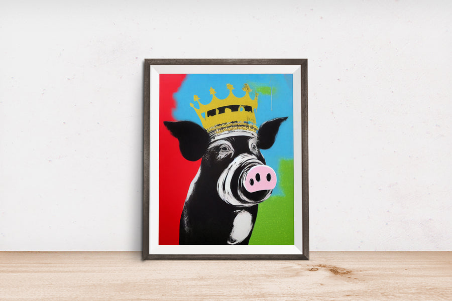 CROWN PIG POSTER