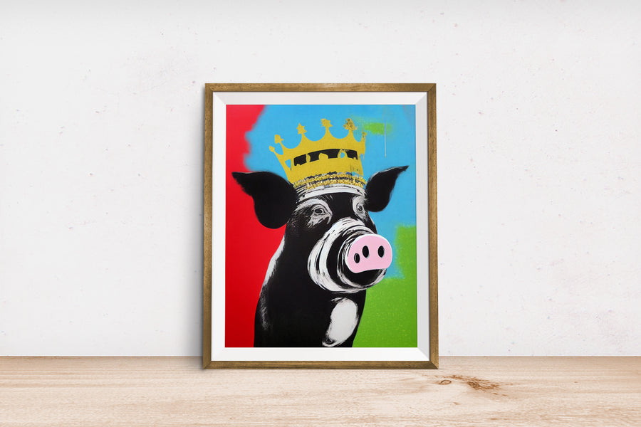 CROWN PIG POSTER