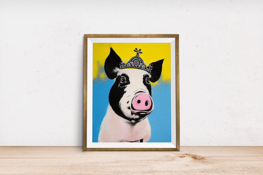 CROWN PIG POSTER