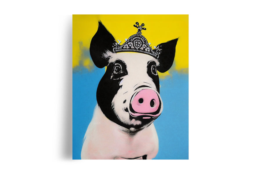 CROWN PIG POSTER