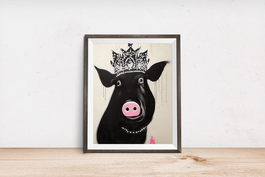 CROWN PIG POSTER